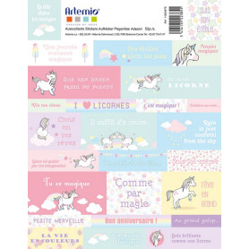Stickers Textes Rainbow - Artemio