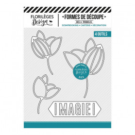 Dies Trois boutons 4 pc - Yellow - Florilèges Design