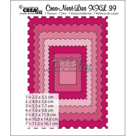 Dies Crea-Nest-Lies 39 XXL rectangles dentelés- Crealies