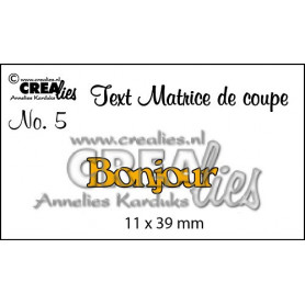 Die Texte 5 Bonjour - Crealies